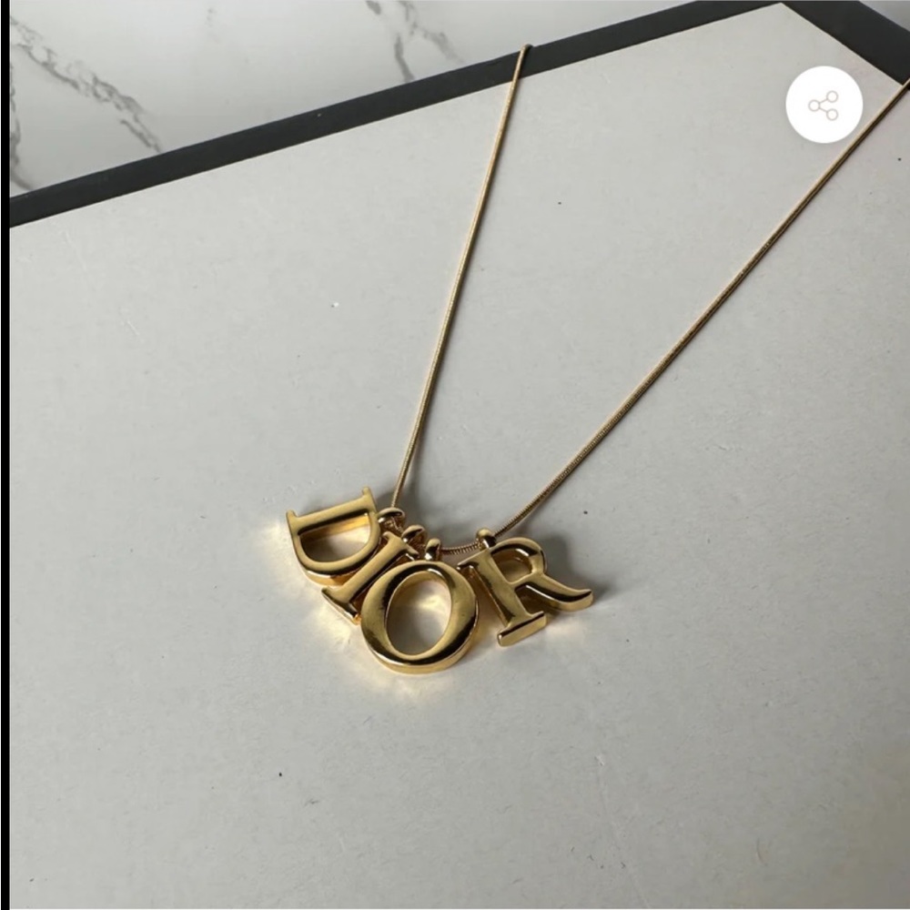 Repurposed Dior necklace